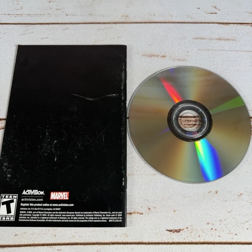 X-Men Legends Xbox Replacement Disc & Manual Only Activision Marvel